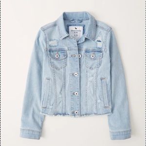 Abercrombie & Fitch Ripped Denim Jacket